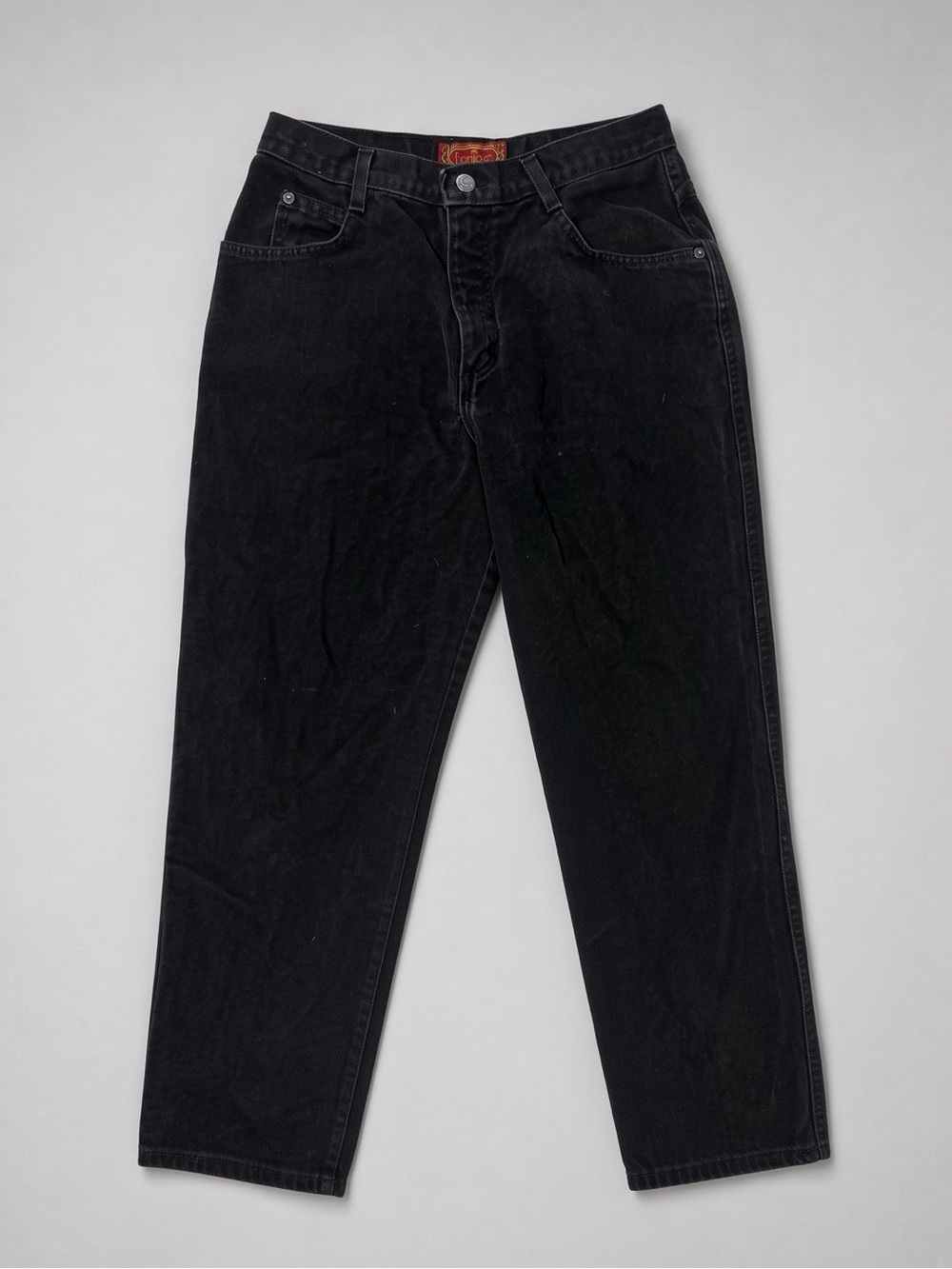 Vintage Bonjour High Rise Black Mom Jeans 11/12P Made in USA 100% Cotton